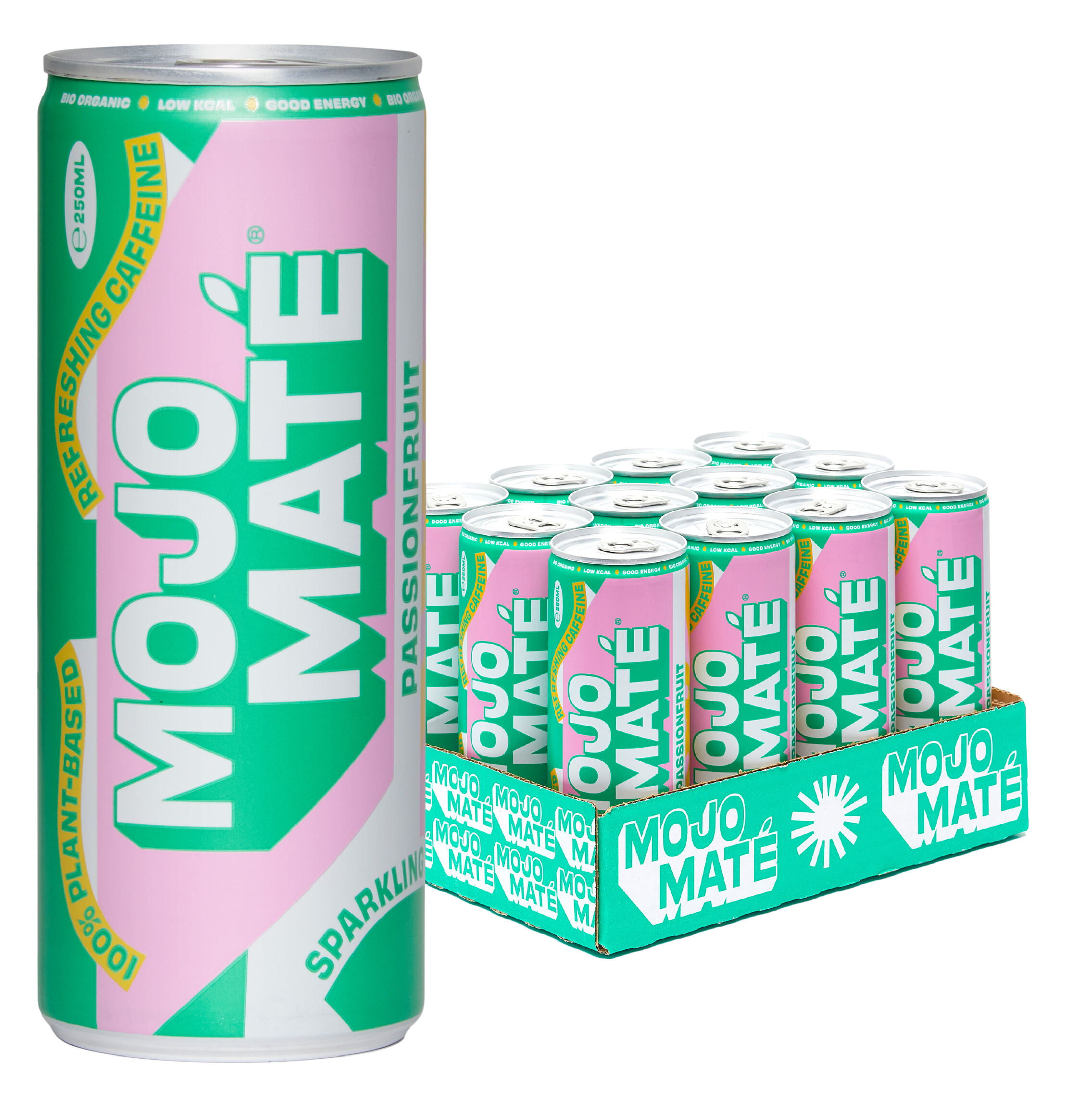 Mojo Maté Passionfruit | 12 x 250ml | BIO / Organic