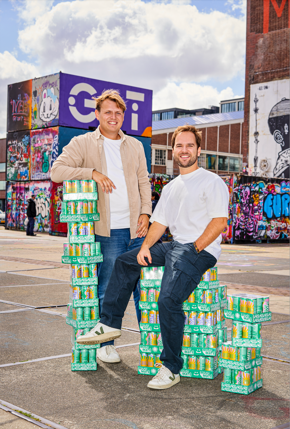 Founders of Mojo Maté David Damman (l) and Lars van Kranenburg (r)